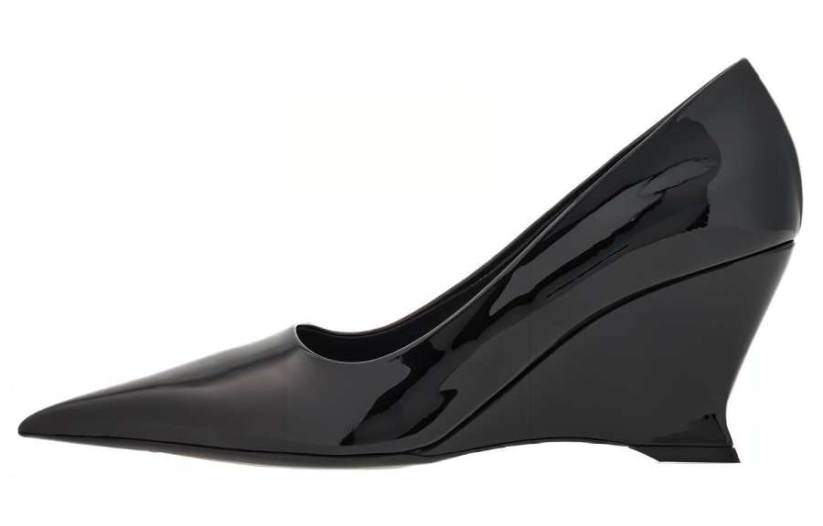Ferragamo FERRAGAMO 70mm Wedge-heel Leather Pumps