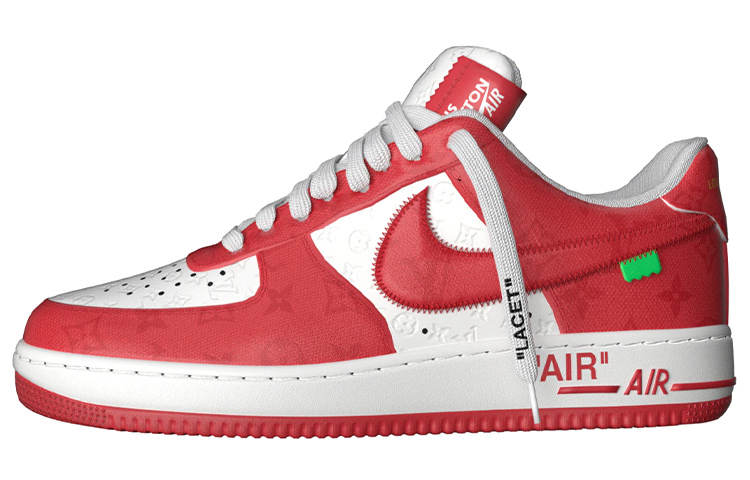 LOUIS VUITTON Nike X LOUIS VUITTON Lv Air Force 1 Low 'Red White'