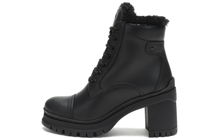 PRADA PRADA Fur Lined Ankle Boots 'Black' Women's