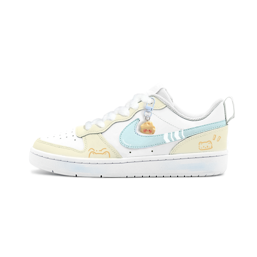 Nike Nike Court Borough 2 Big Fish Manufacturing, Cloud Soft Milk Candies Leather