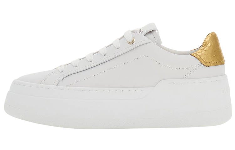 Ferragamo FERRAGAMO Wedge Logo-patch Leather Sneakers