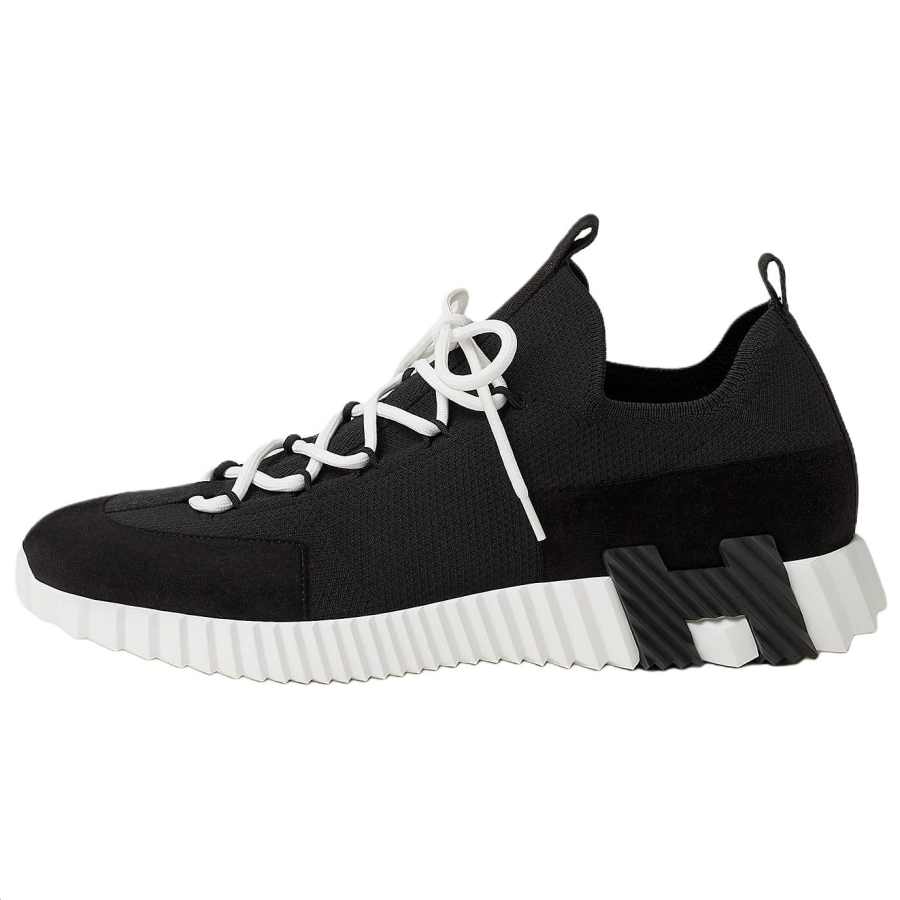 HERMES Lift Low top Casual Shoes Men's Black