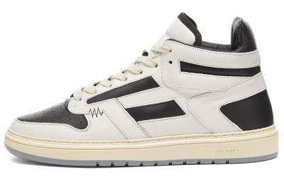 REPRESENT Reptor Hi Sneaker Stylish Skateboarding Shoes Men's White Black Patchwork