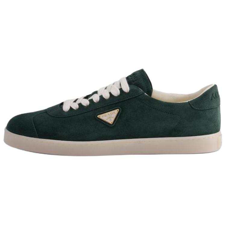 PRADA PRADA Lane Suede Low top Skateboard Shoes Men's Green
