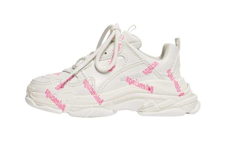 Balenciaga Kids Triple S Logo-print Sneakers