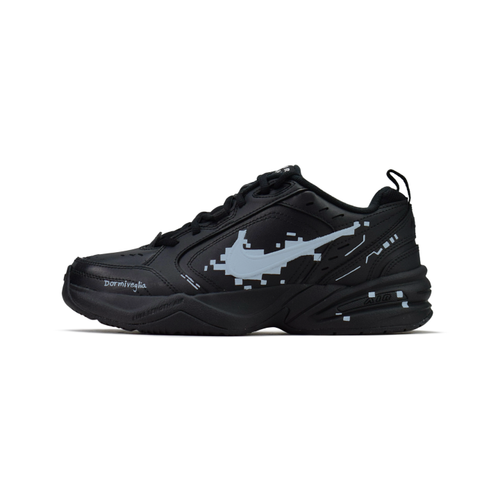 Nike Nike Air Monarch 4 Cushioning, Wear Resistant Low top Chunky Sneakers Unisex Black Blue