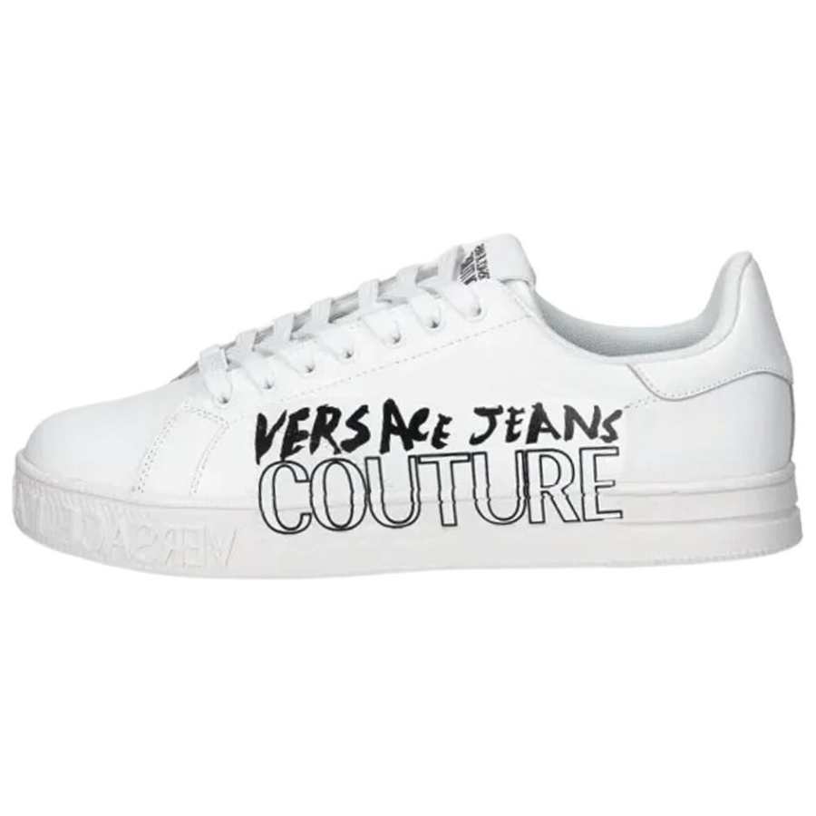VERSACE JEANS COUTURE Low top Skateboard Shoes Men's White