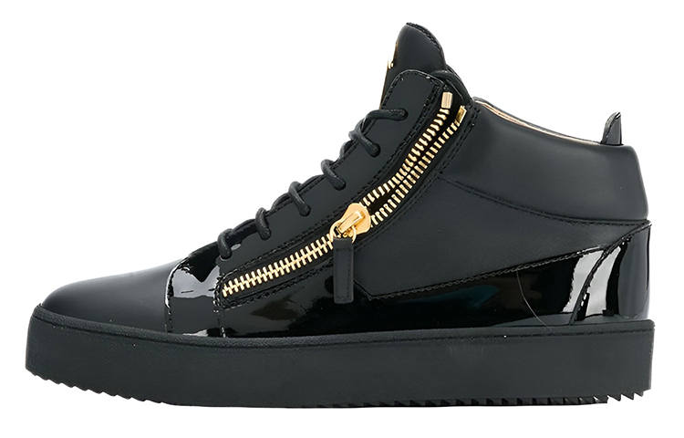 Giuseppe Zanotti Giuseppe Zanotti Side Zip Lace Up Sneakers