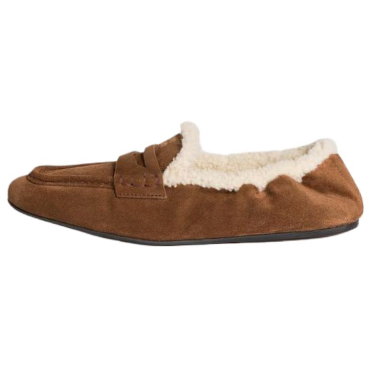 MIU MIU Ruches Casual Shoes Women's Cocoa Brown