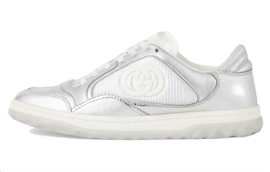 Gucci Wmns MAC80 Sneaker 'Metallic Silver' Women's