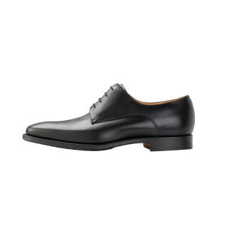 BARKER Top Grain Cow Leather Men's Casual Shoes Men's Black