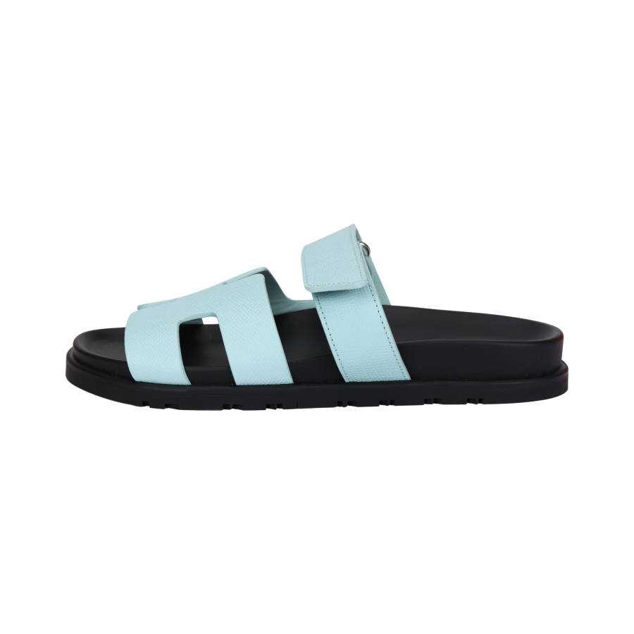 HERMES HERMES Chypre Slide Slippers 1.2cm Women's Blue