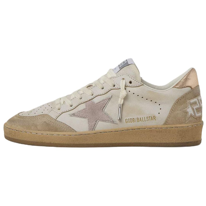 Golden Goose Ball Star Low top Skateboard Shoes Women's Ecru