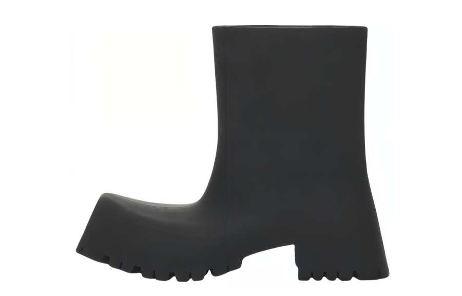 Balenciaga 50mm Trooper Rubber Boots 'Black' Women's