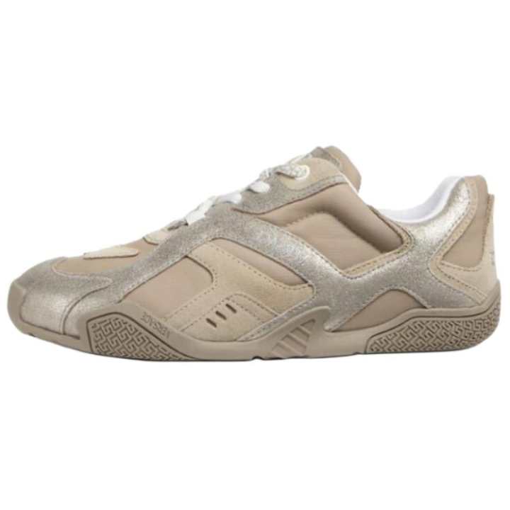 VERSACE VERSACE Galaxia Cow Leather Low top Casual Shoes Women's Beige