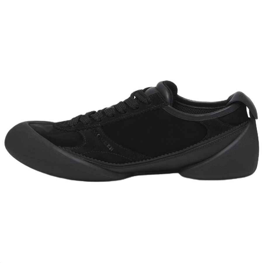 Alexander McQueen Flexion Leather, Suede Low top Casual Shoes Men's Black