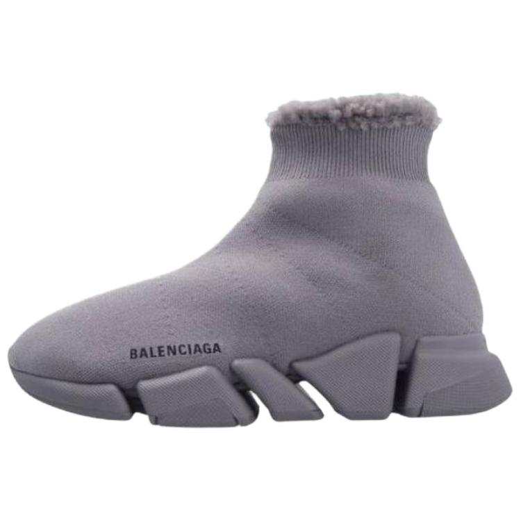 Balenciaga Speed 2.0 Sneakers 'Grey Recycled Knit' Women's