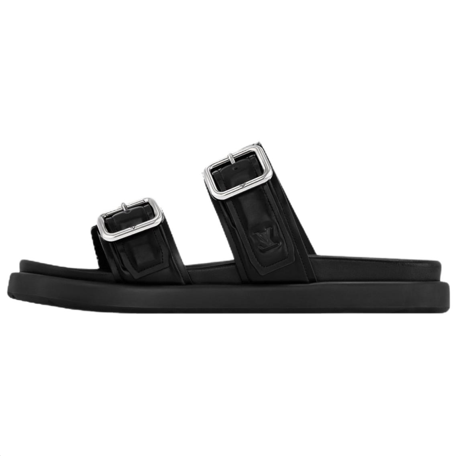 LOUIS VUITTON LOUIS VUITTON Slide Slippers Men's Black