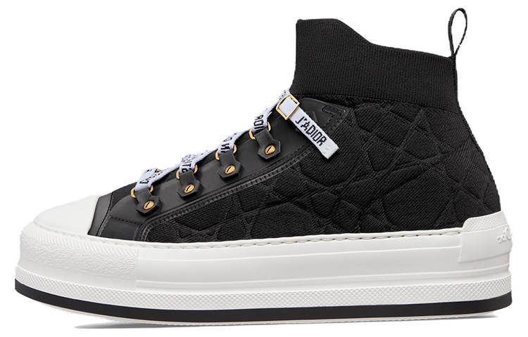 DIOR Walk'n'Dior Mid top Skateboard Shoes Women's Black