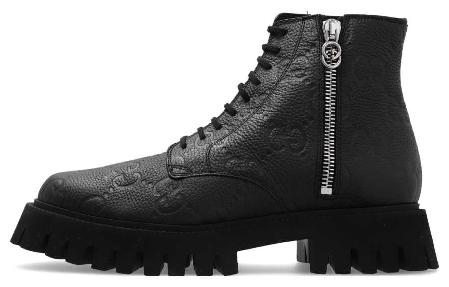 GUCCI GUCCI GG Leather Boots
