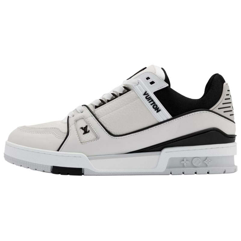 LOUIS VUITTON Trainer Low top Skateboard Shoes Men's White