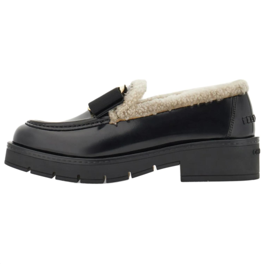 FERRAGAMO Vara Loafers Women's Black