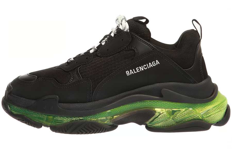 Balenciaga Triple S Sneaker 'Black Yellow Fluo'