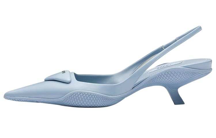 PRADA PRADA Irregular Heel High Heels Women's Blue