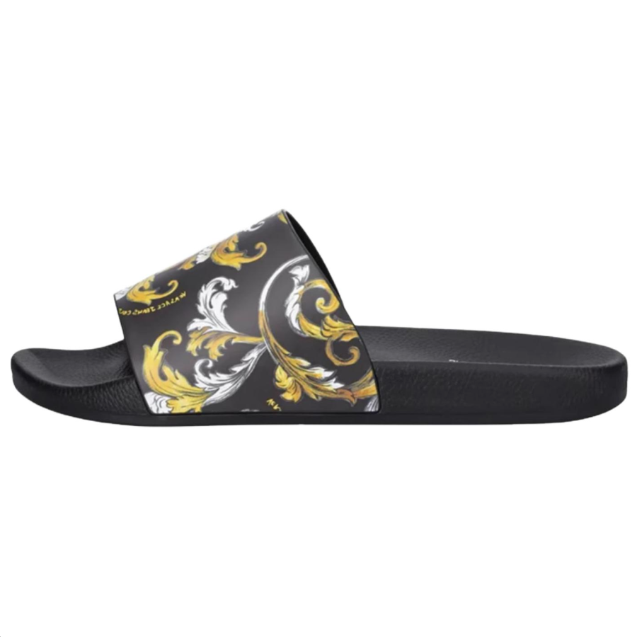 VERSACE JEANS COUTURE Slide Slippers Men's Black