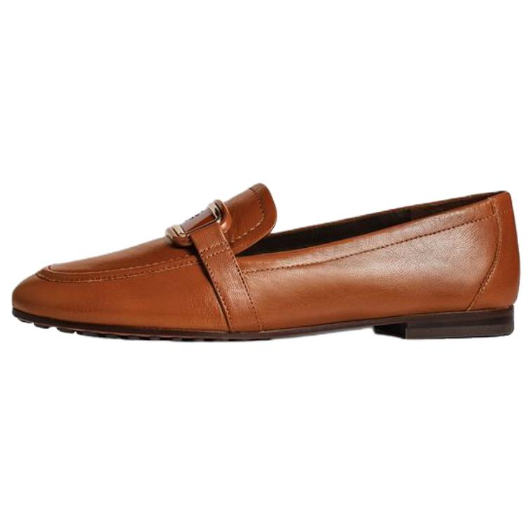 TORY BURCH Georgia Sheepskin Casual Shoes Women's Brown