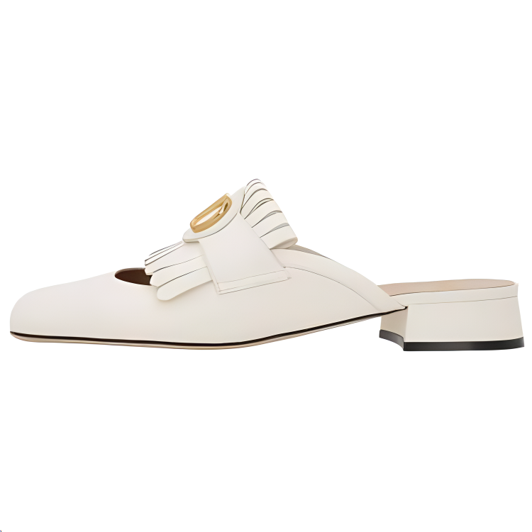 Valentino VLogo Plaque Square Toe Sandals Women's