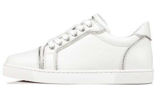 Christian Louboutin CL Low top Skateboard Shoes Women's White