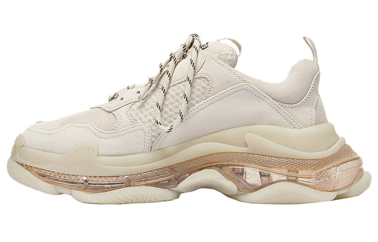 Balenciaga Triple S "Clear Sole" Nude Sneakers Women's