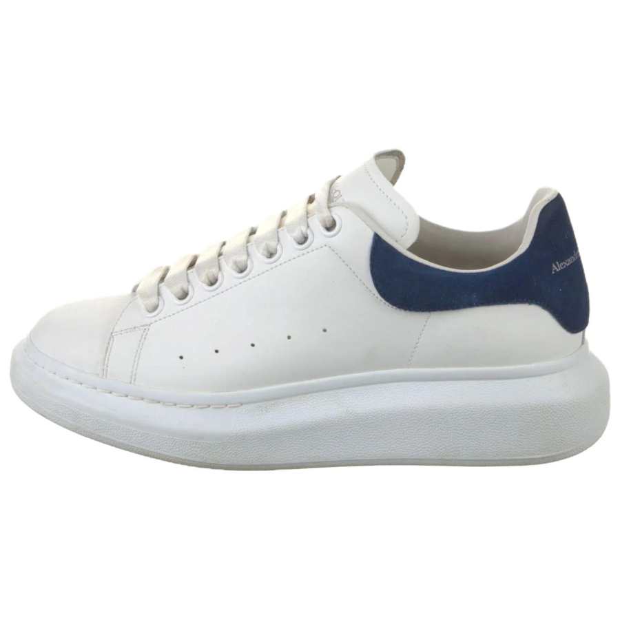 Alexander McQueen Alexander McQueen Oversized Double Heel White Navy Light Blue