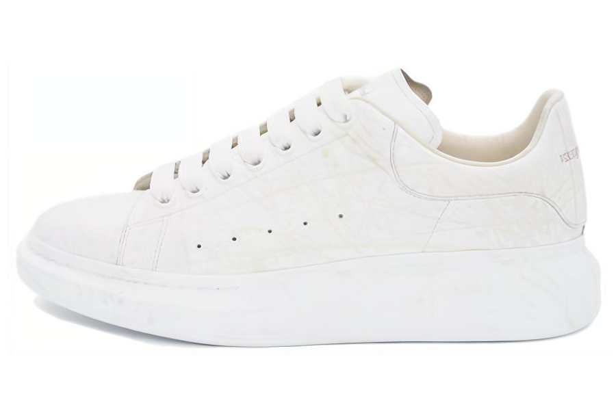 Alexander McQueen Glow In The Dark Oversized Sneaker 'White Multicolour' Women's