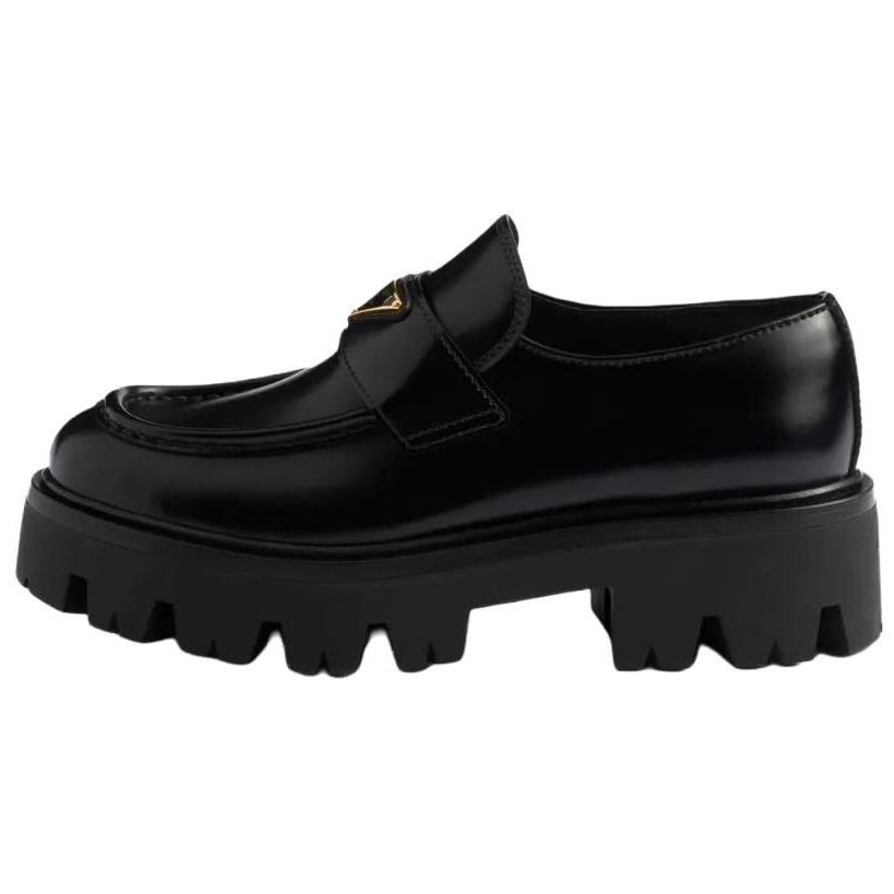 PRADA PRADA Loafers 5CM Women's Black