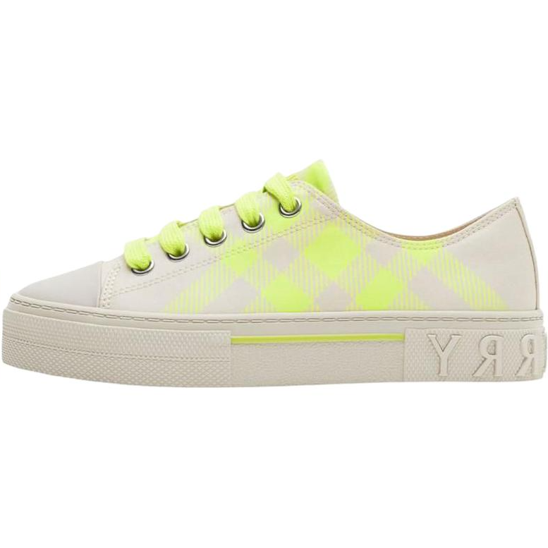 Burberry Burberry Kids Checked Canvas Sneakers