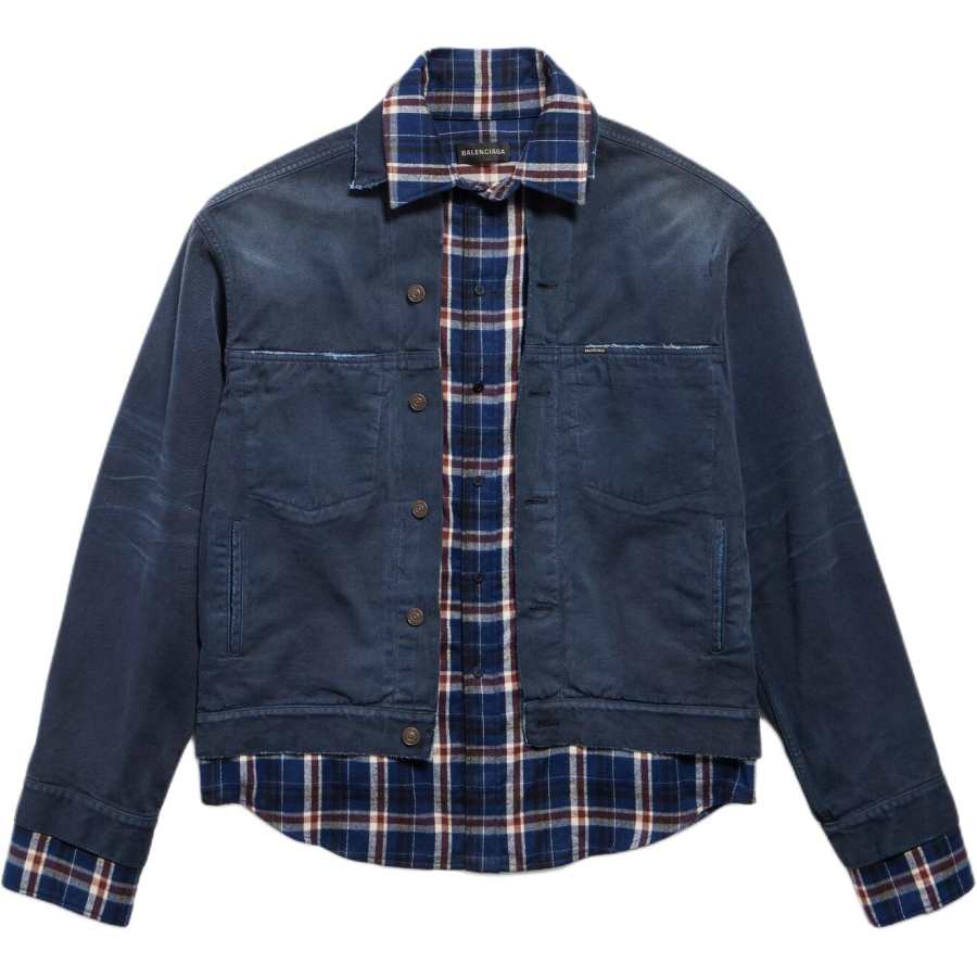 Balenciaga Denim Jacket Loose Fit Men's