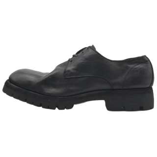 GUIDI 792V Lace-up Leather Derby Shoes