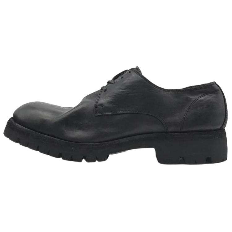 GUIDI 792V Lace-up Leather Derby Shoes
