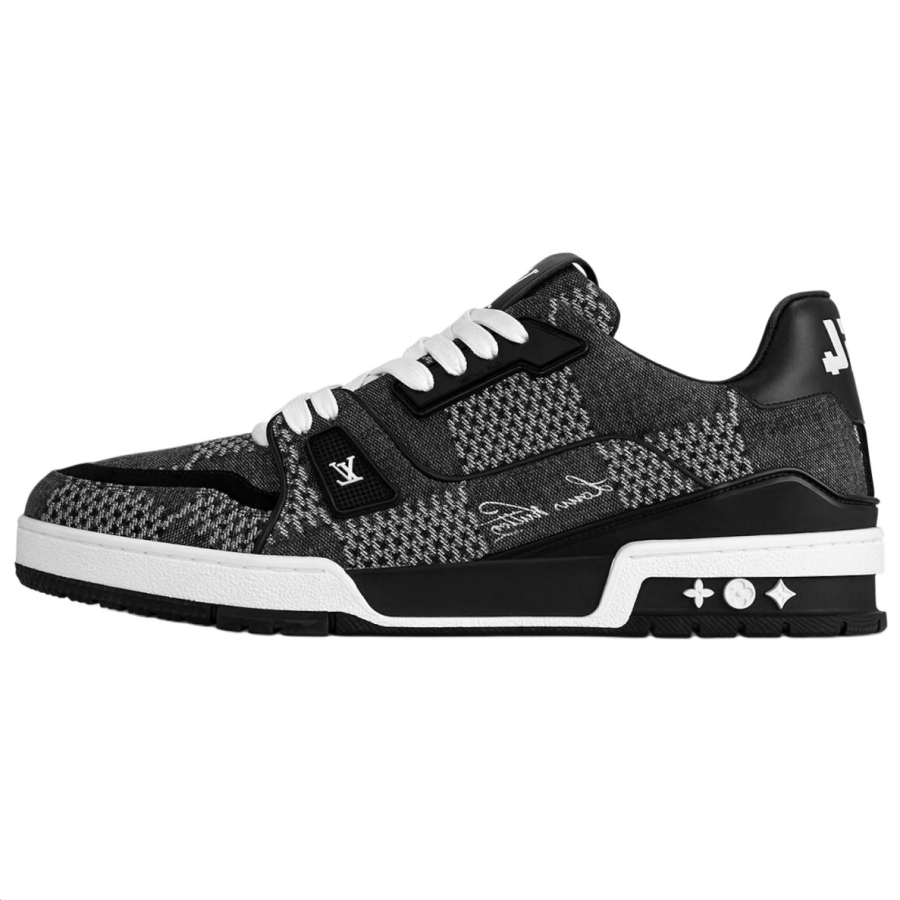 LOUIS VUITTON LOUIS VUITTON Lv Trainer Black Damier 3D Denim