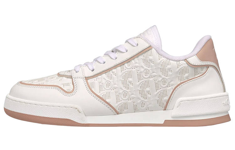 DIOR One White Sneakers Leather Low top Stylish Skateboarding Shoes Women's White