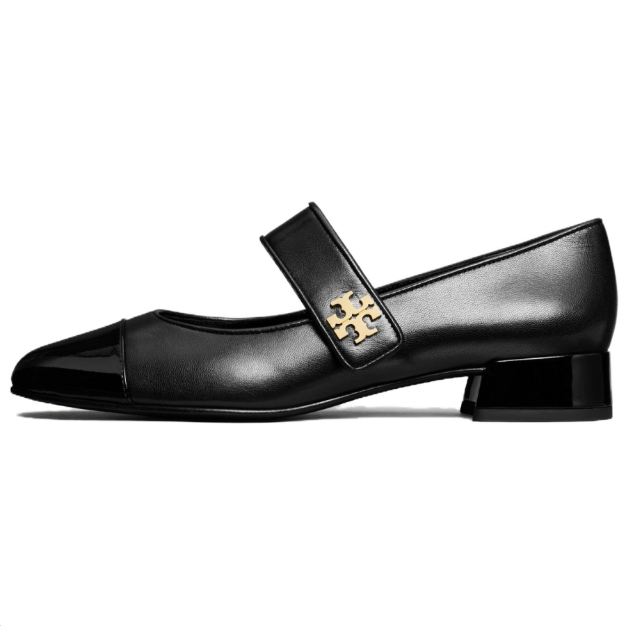 TORY BURCH Chunky Heel Mary Jane Shoes Women's Black
