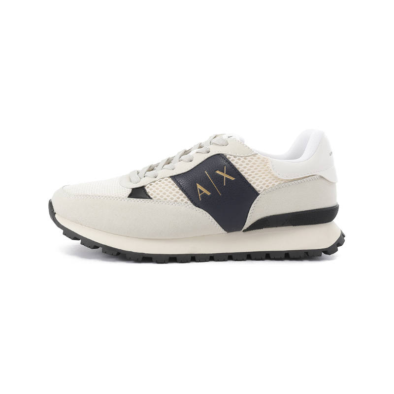 ARMANI EXCHANGE ARMANI EXCHANGEAE Fabric Low top Casual Shoes Men's Ecru