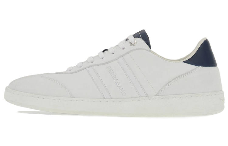 Ferragamo FERRAGAMO Logo-debossed Leather Sneakers