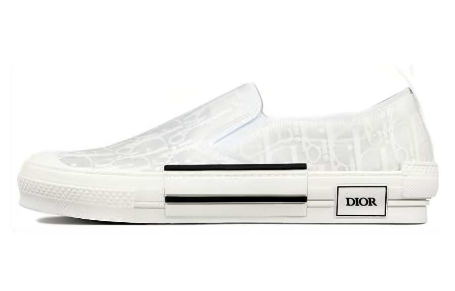 DIOR DIOR B23 Slip On White Oblique