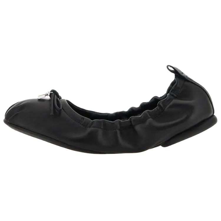 HOGAN H684 Leather Casual Shoes Women's Black