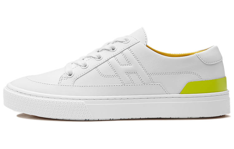 HERMES Deep Cow Leather Low top Skateboard Shoes Women's