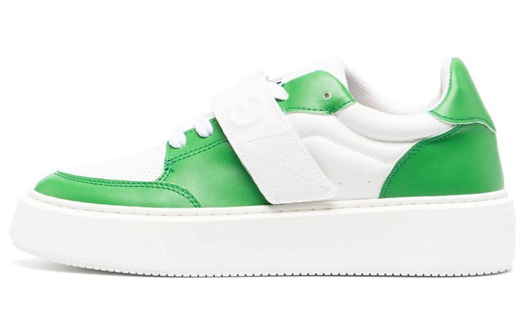 GANNI GANNI Logo-embossed Touch-strap Sneakers