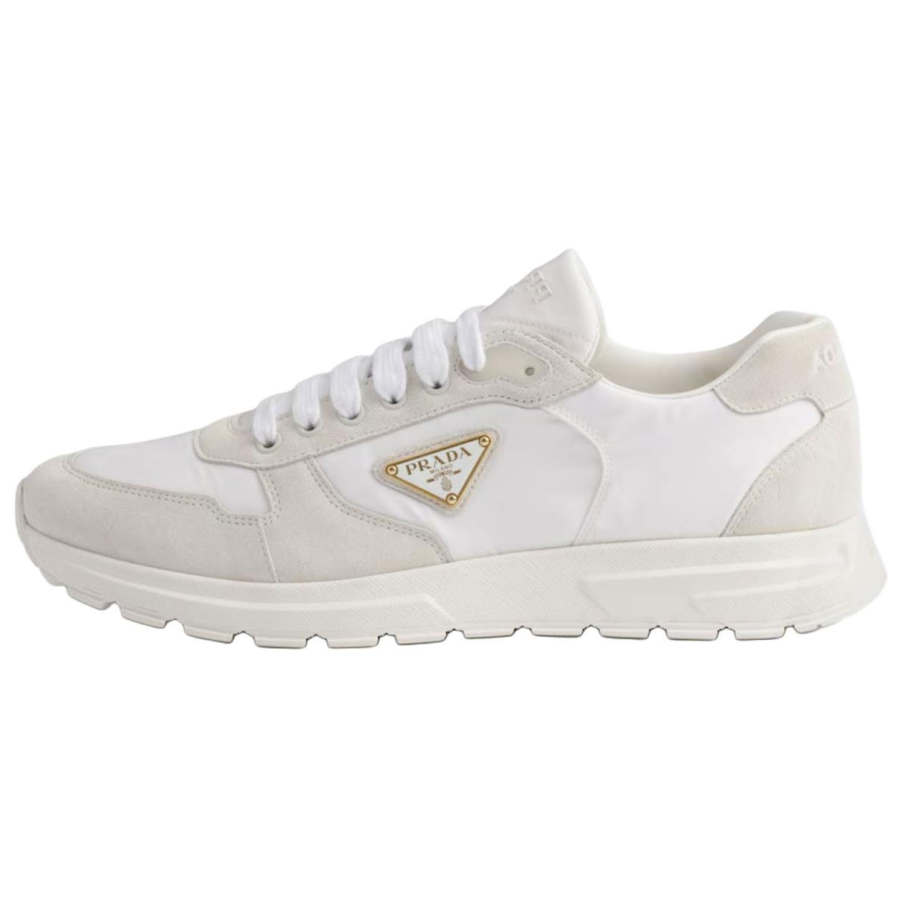PRADA PRADA Re Nylon Prax 2.0 Low top Casual Shoes Men's White